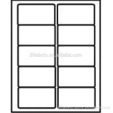 Avery 5163 laser Inkjet ,Matte White 4"x2",10 labels/sheet,Round corner
